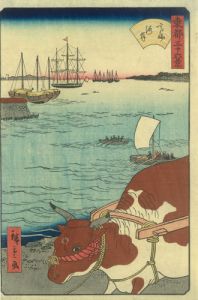 高輪海岸／二代広重