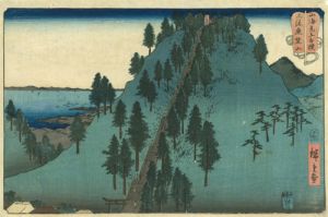 山海見立相撲　上総鹿楚山／初代広重