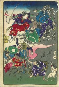 実のなる木は花から知れる／狂斎(暁斎)