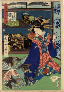 深川仮宅全盛揃　甲子楼内　須磨浦／芳春