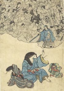鹿嶋神と鯰の親子／無款