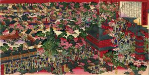 浅草寺境内より　公園地一覧之図／