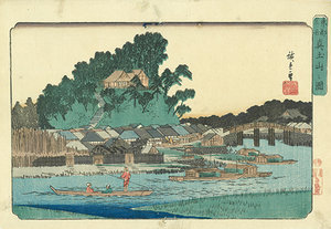 東都名所 真土山之図／広重