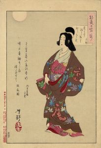 君は今駒がたあたりほととぎす　たか雄／芳年