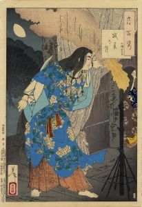 賊巣の月　小碓皇子／芳年