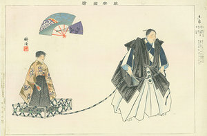 能楽図絵 土車／耕漁