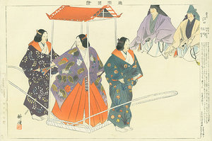 能楽図絵 江口／耕漁