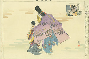 能楽図絵 百万／耕漁