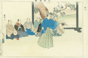 能楽図絵 囃子／耕漁