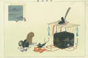 能楽図絵 付図能楽帽子／耕漁