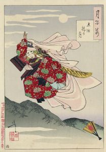 五條橋の月／芳年