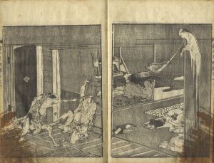 絵本東嫩錦／小枝繁作　葛飾北斎画