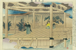 能楽図絵 能舞台の図／耕漁