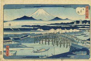 東都名所 日本橋／二代広重