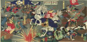 川中島大合戦／芳年