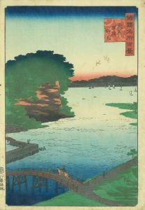 諸国名所百景　武州　横浜　野毛／二代広重