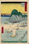 二十一　舞坂／広重